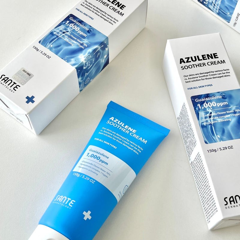 Sante AZULENE Soother Cream - Moisture cream for quick soothing of sensitive skin