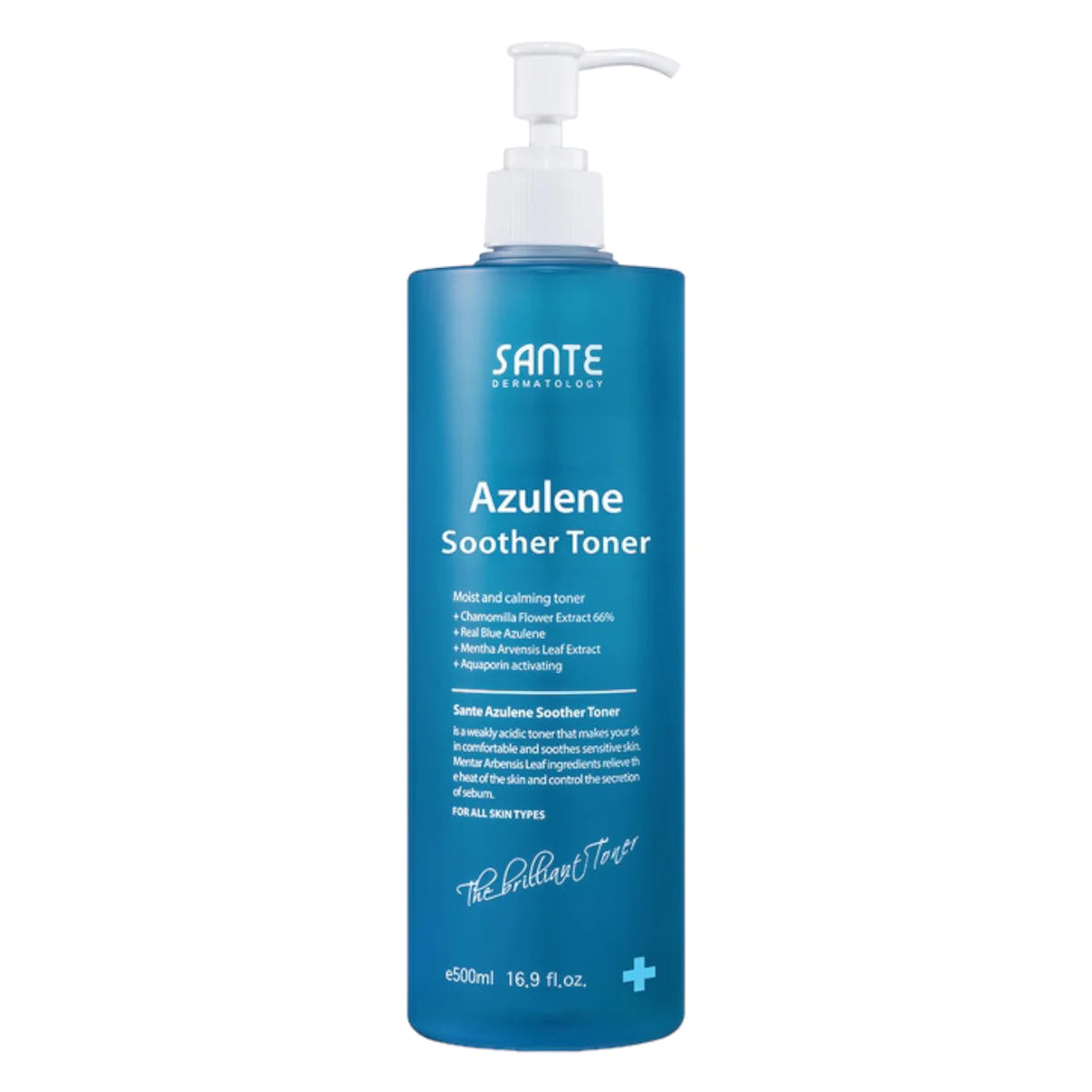 Sante Azulene Soother Toner 500ml - Moisture, dryness, soothing